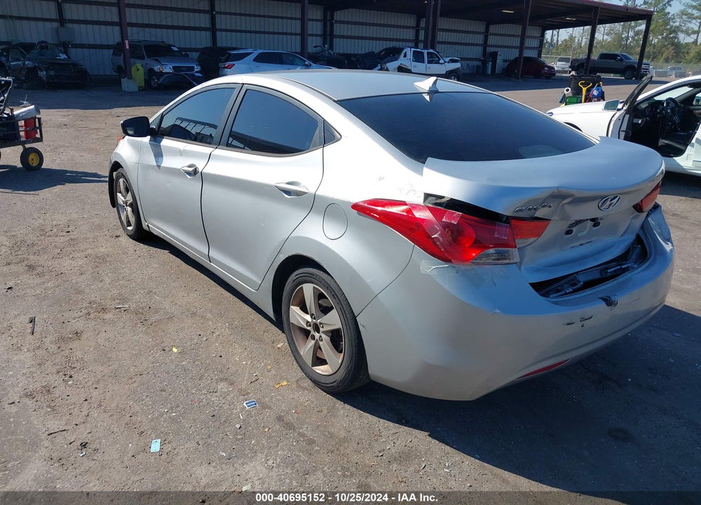 2012 HYUNDAI ELANTRA GLS VIN: 5NPDH4AE3CH101858