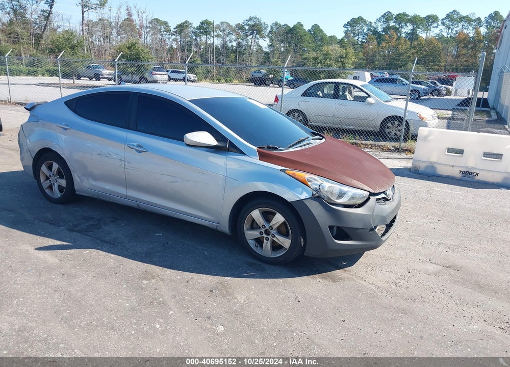 2012 HYUNDAI ELANTRA GLS VIN: 5NPDH4AE3CH101858