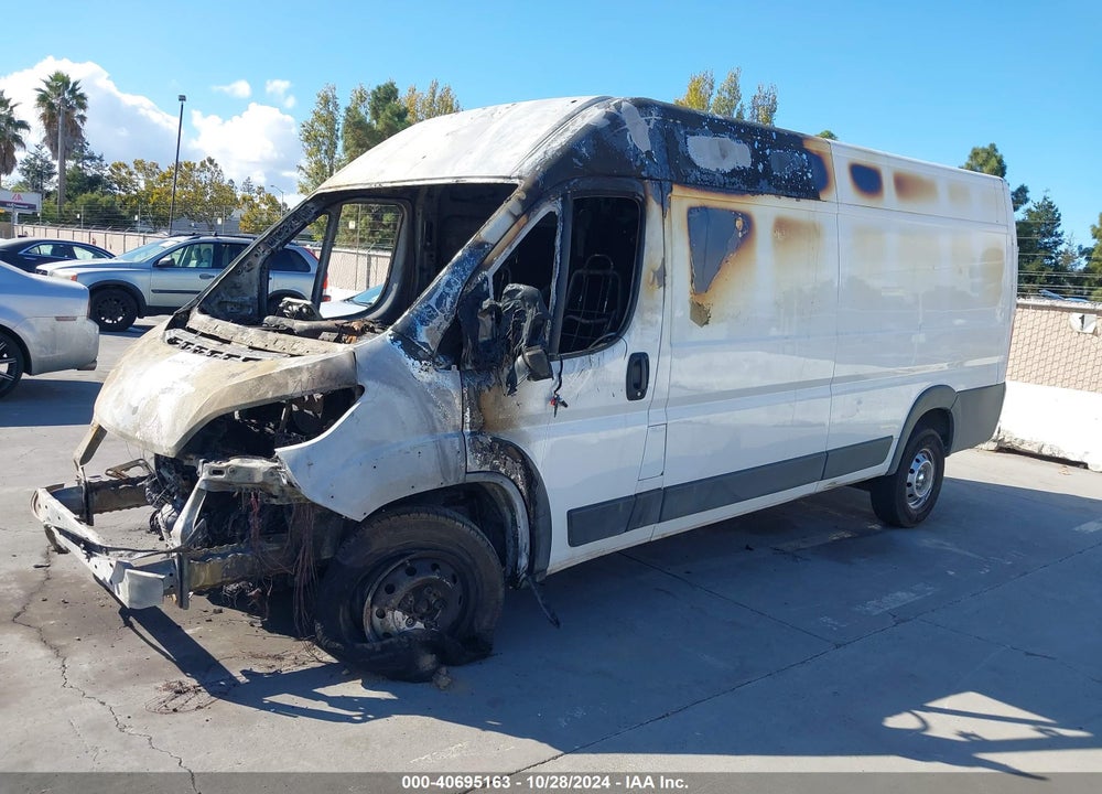 2023 RAM PROMASTER 3500 CARGO VAN HIGH ROOF 159 WB EXT VIN: 3C6MRVJG2PE581574