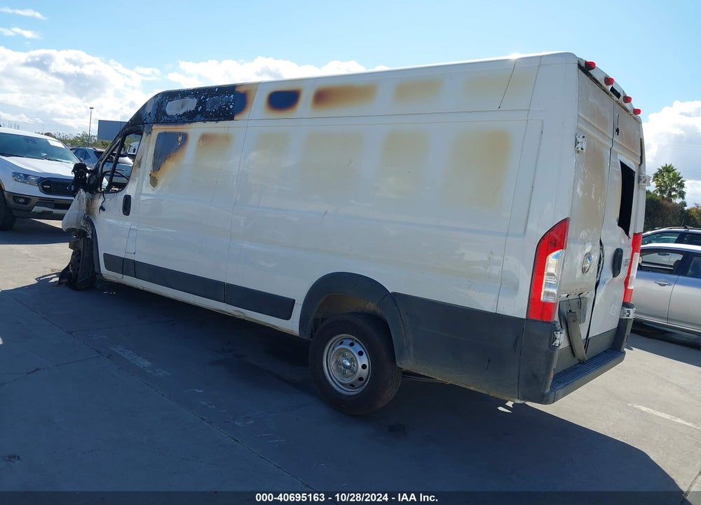 2023 RAM PROMASTER 3500 CARGO VAN HIGH ROOF 159 WB EXT VIN: 3C6MRVJG2PE581574