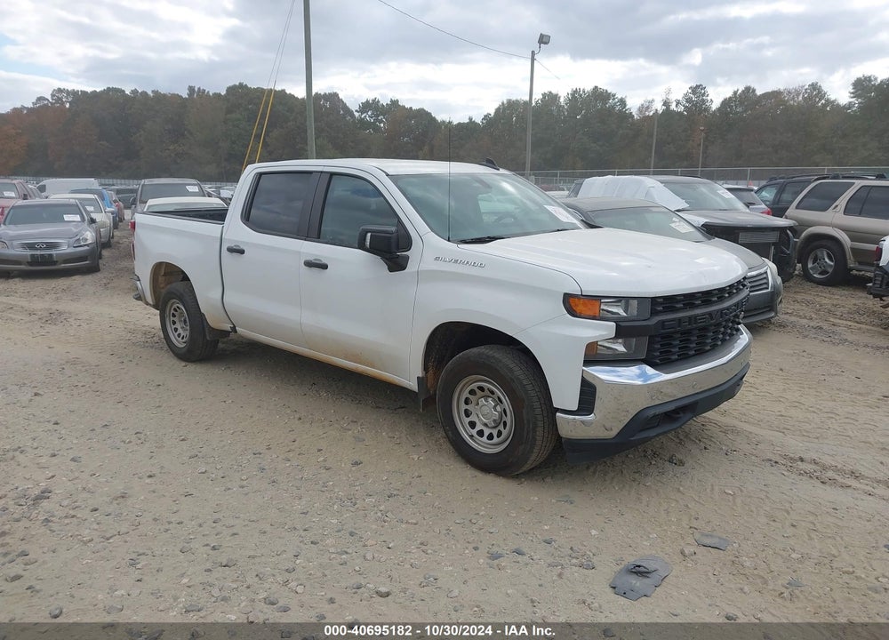 2020 CHEVROLET SILVERADO 1500 2WD SHORT BED WT VIN: 3GCPWAEFXLG340479