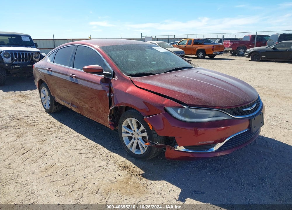 2016 CHRYSLER 200 LIMITED VIN: 1C3CCCAB3GN110693
