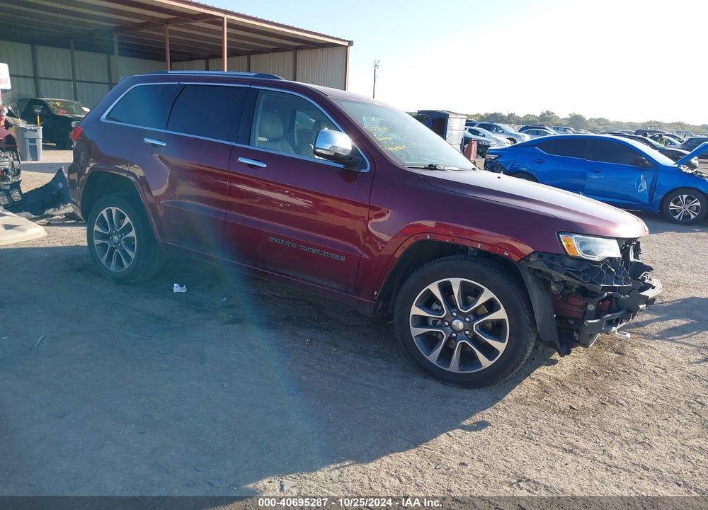 2017 CHEROKEE JEEP GRAND  OVERLAND 4X2 VIN: 1C4RJECG6HC614880