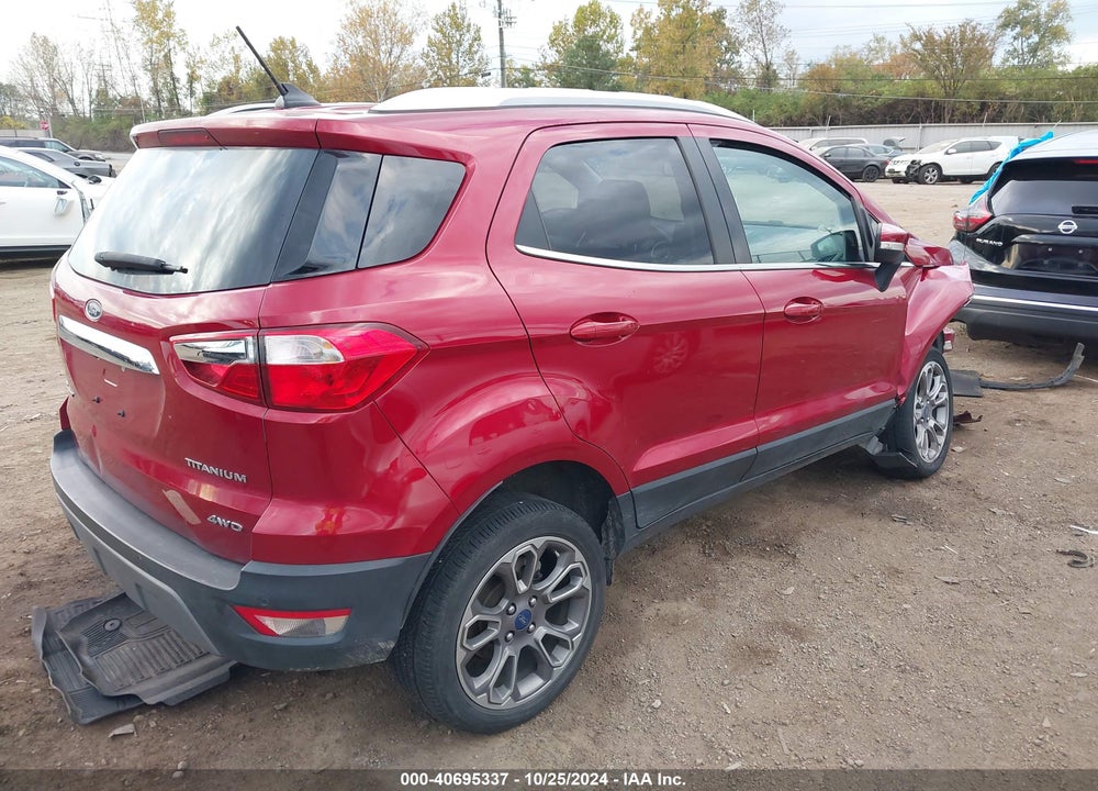 2018 FORD ECOSPORT TITANIUM VIN: MAJ6P1WL8JC208873