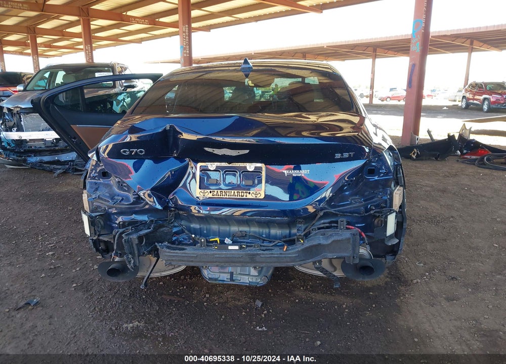 2021 GENESIS G70 3.3T RWD VIN: KMTG74LE3MU073162