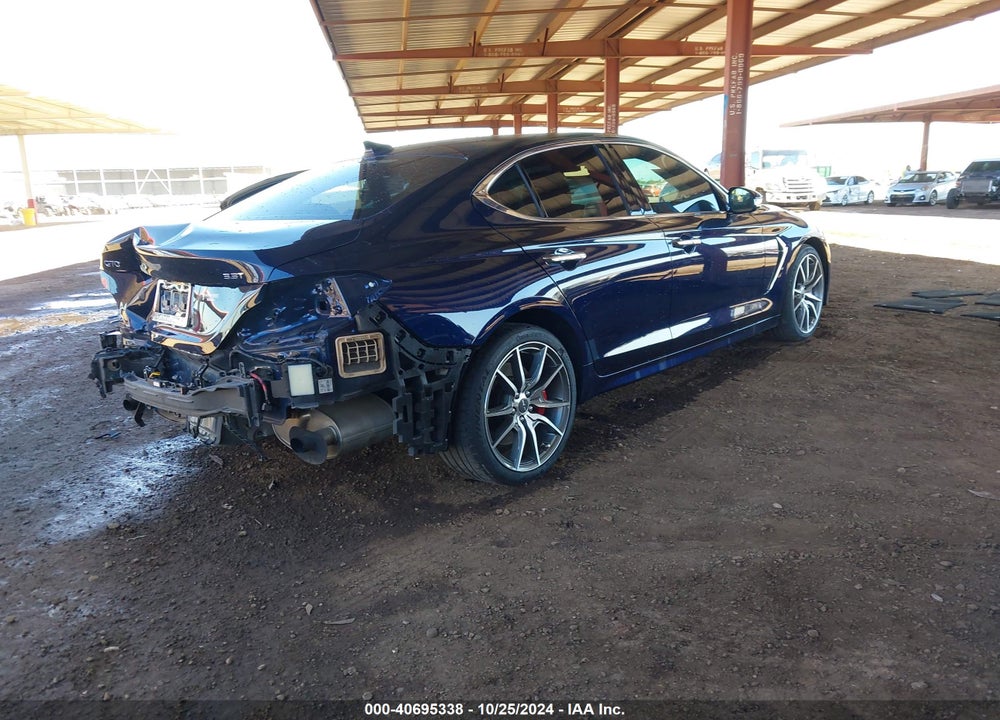 2021 GENESIS G70 3.3T RWD VIN: KMTG74LE3MU073162