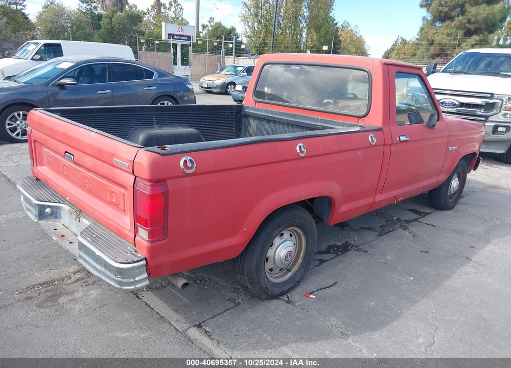1986 FORD RANGER VIN: 1FTBR10A1GUB69704