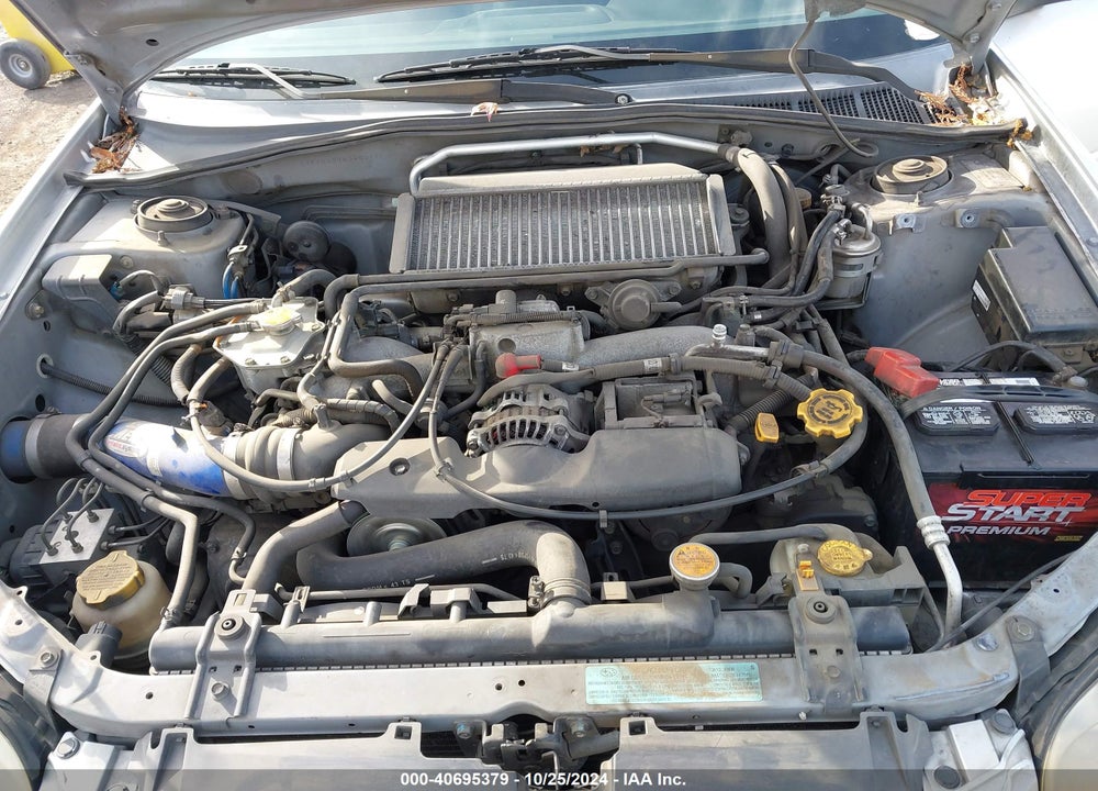 2004 SUBARU IMPREZA WRX VIN: JF1GD29634G518600