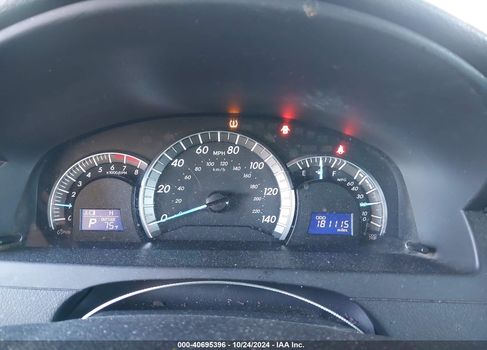 2012 TOYOTA CAMRY SE VIN: 4T1BF1FK3CU191623