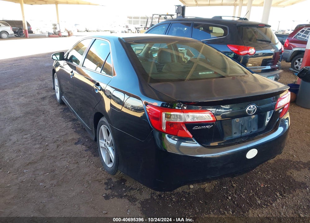 2012 TOYOTA CAMRY SE VIN: 4T1BF1FK3CU191623