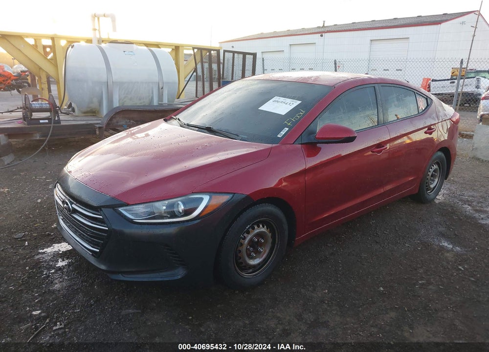 2017 HYUNDAI ELANTRA SE VIN: KMHD74LF0HU189060