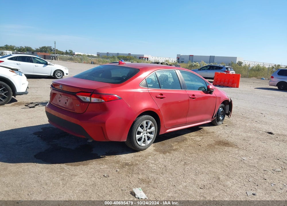 2021 TOYOTA COROLLA LE VIN: 5YFEPMAE6MP205210