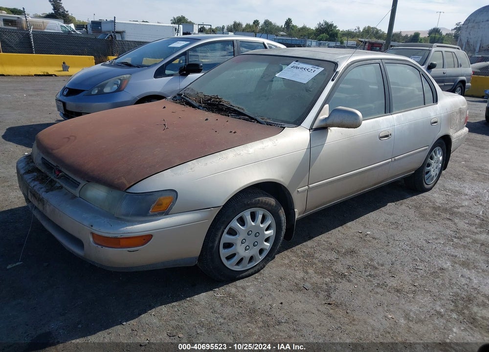 1997 TOYOTA COROLLA DX VIN: 1NXBB02E6VZ581060