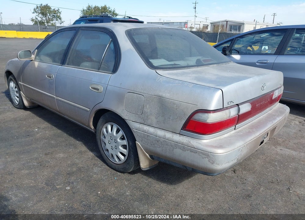 1997 TOYOTA COROLLA DX VIN: 1NXBB02E6VZ581060