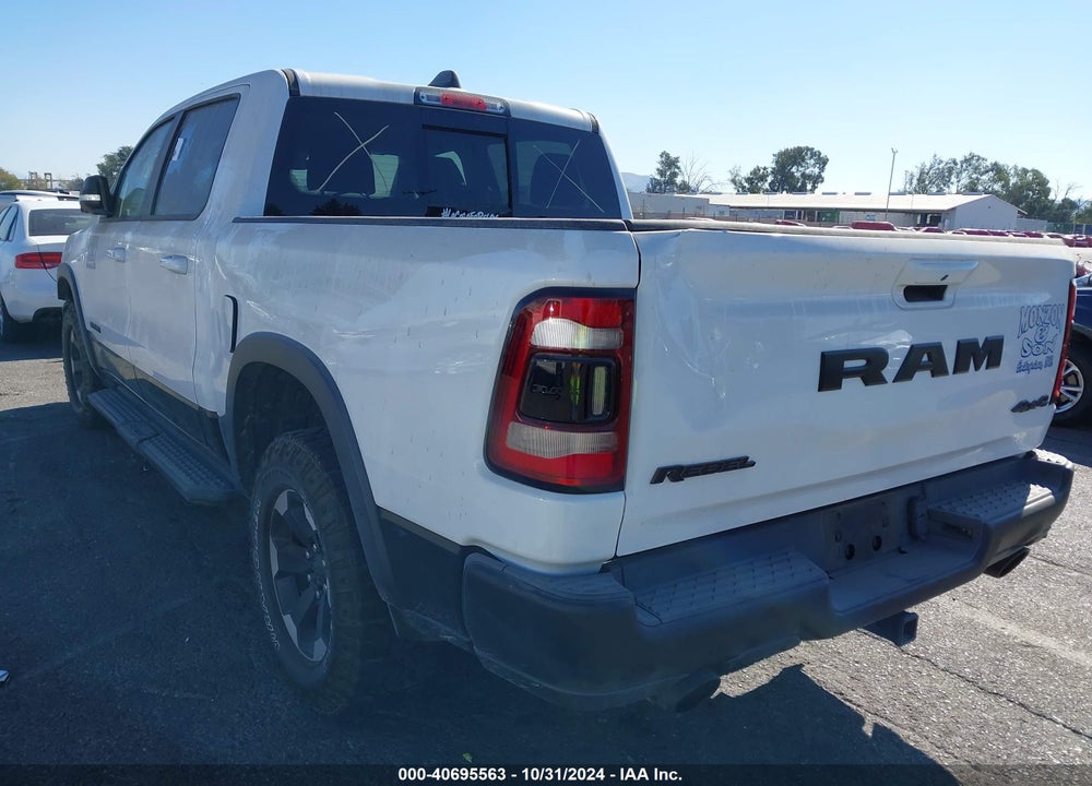 2021 RAM 1500 REBEL 4X4 5'7 BOX VIN: 1C6SRFLT2MN766173