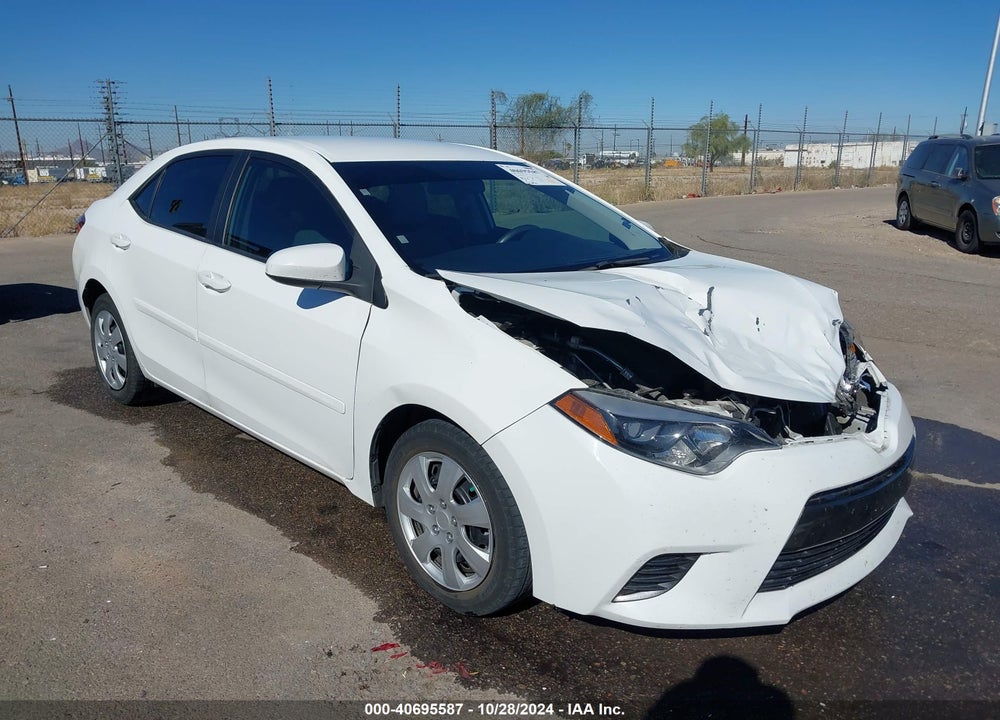 2015 TOYOTA COROLLA LE VIN: 5YFBURHE7FP326264