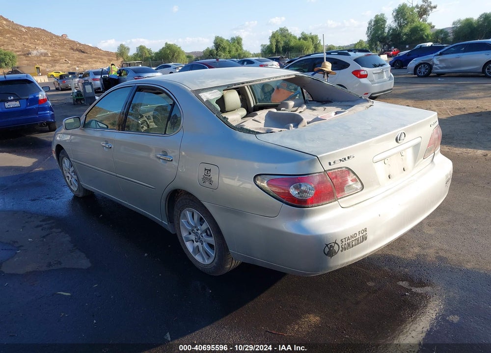 2003 LEXUS ES 300 VIN: JTHBF30G136002782