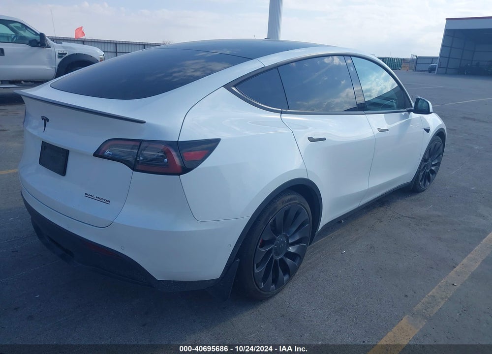 2021 TESLA MODEL Y PERFORMANCE DUAL MOTOR ALL-WHEEL DRIVE VIN: 5YJYGDEF8MF303912