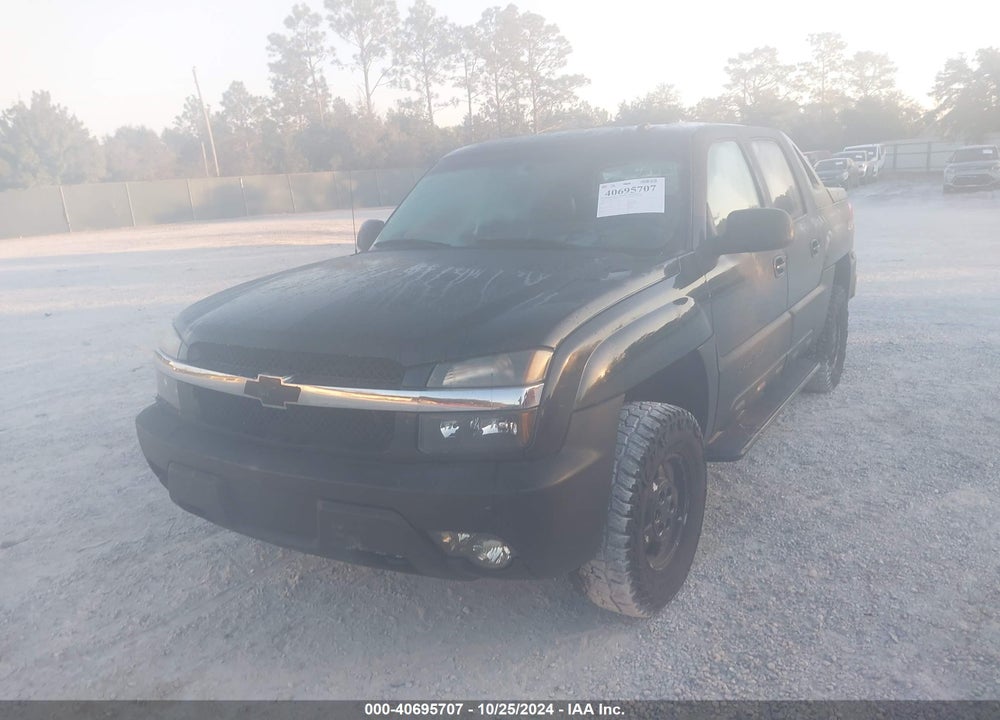 2002 CHEVROLET AVALANCHE 1500 VIN: 3GNEK13T62G319307