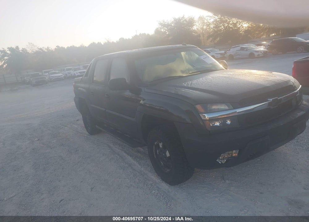 2002 CHEVROLET AVALANCHE 1500 VIN: 3GNEK13T62G319307