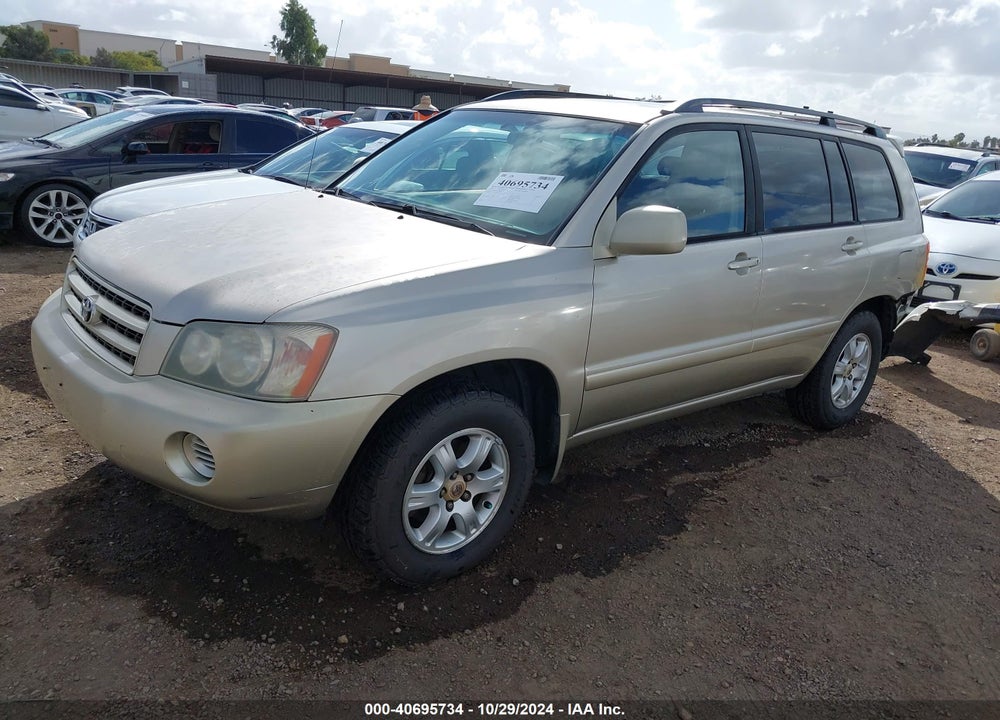 2001 TOYOTA HIGHLANDER V6 VIN: JTEGF21AX10015330