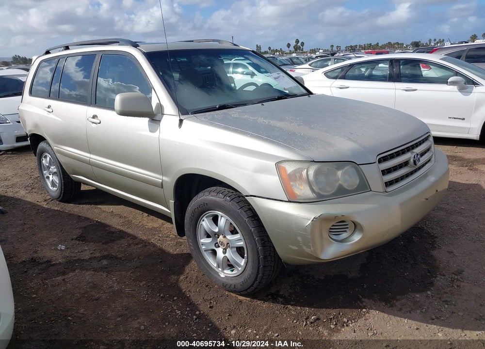 2001 TOYOTA HIGHLANDER V6 VIN: JTEGF21AX10015330