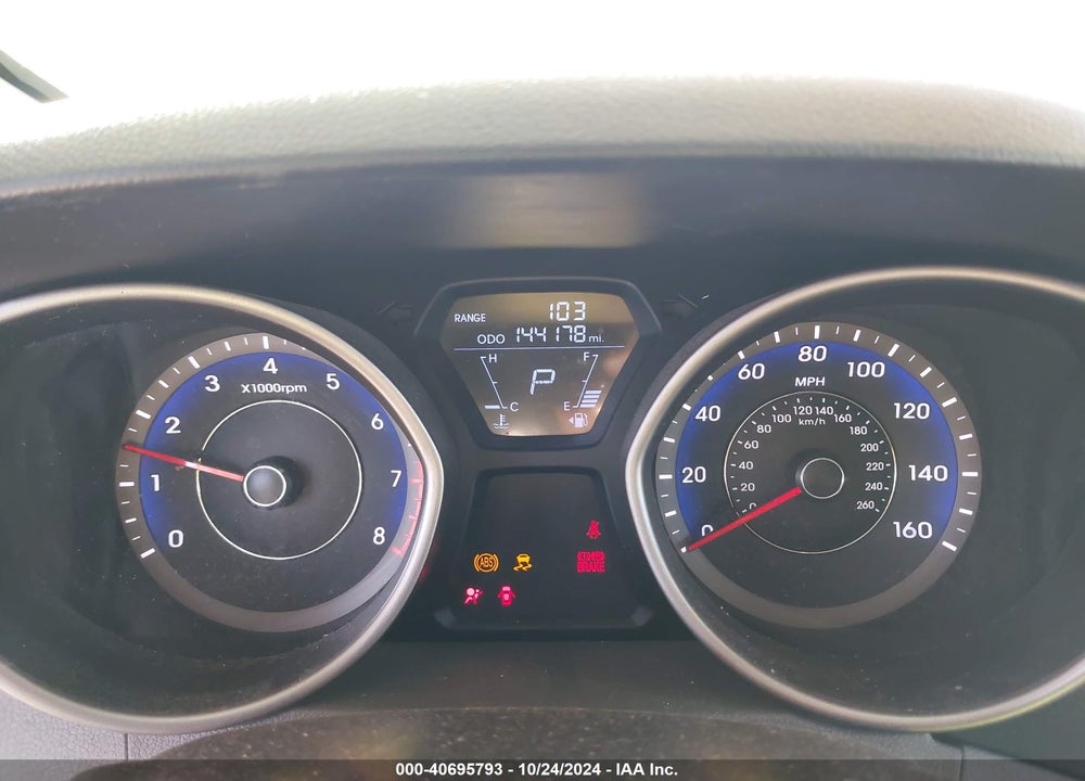 2012 HYUNDAI ELANTRA GLS (ULSAN PLANT) VIN: KMHDH4AE4CU272703