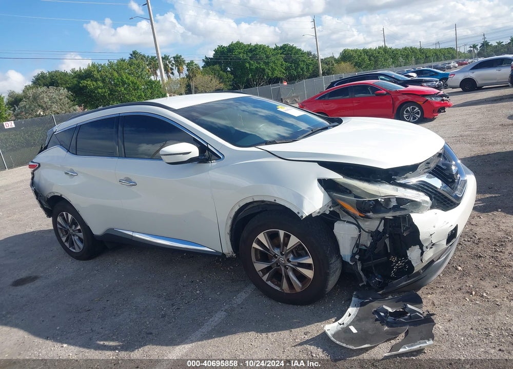 2018 NISSAN MURANO SV VIN: 5N1AZ2MG8JN110288