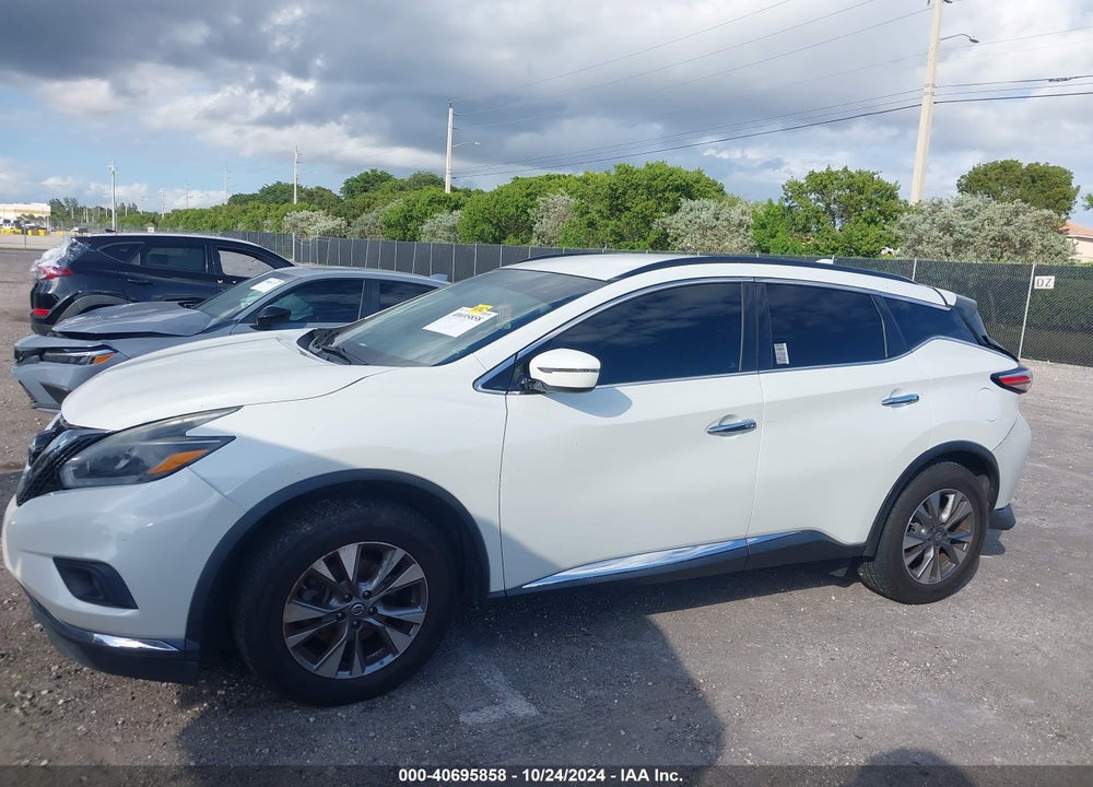 2018 NISSAN MURANO SV VIN: 5N1AZ2MG8JN110288