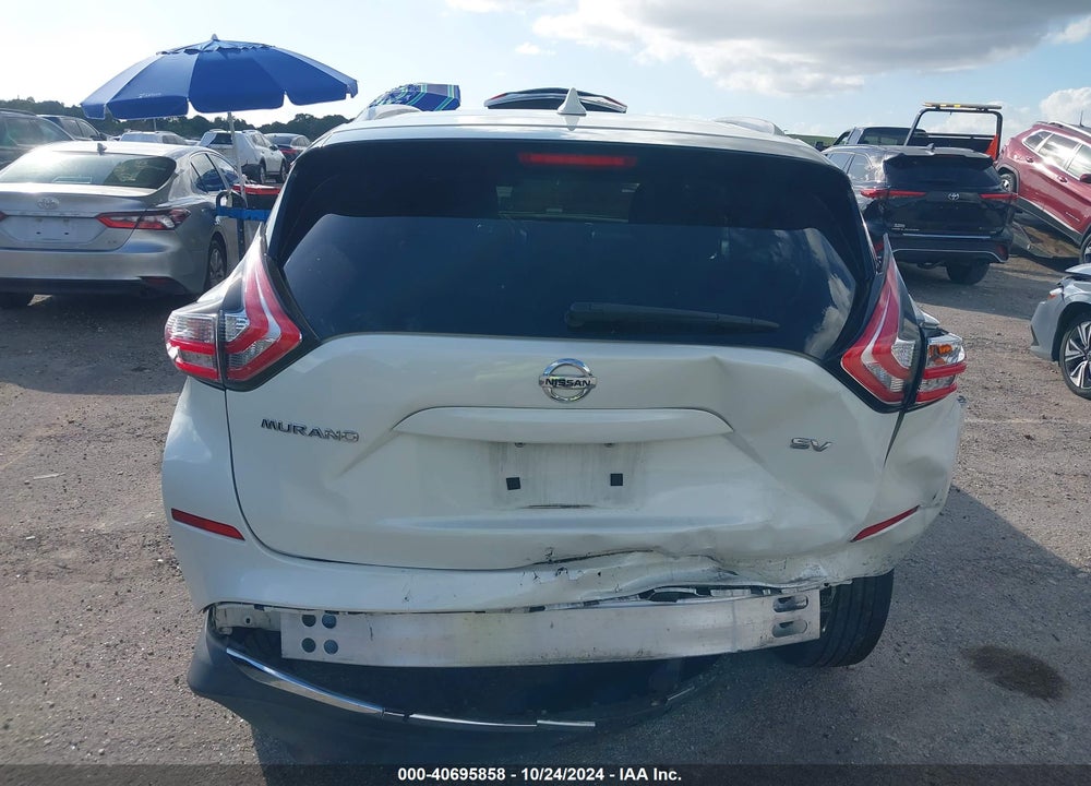 2018 NISSAN MURANO SV VIN: 5N1AZ2MG8JN110288