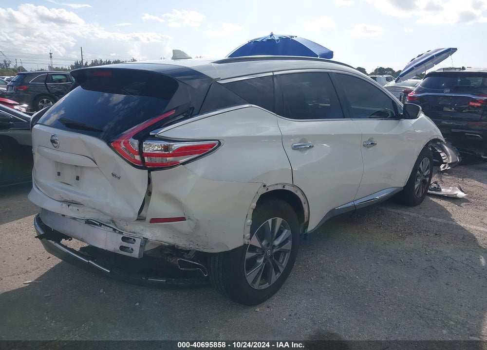 2018 NISSAN MURANO SV VIN: 5N1AZ2MG8JN110288
