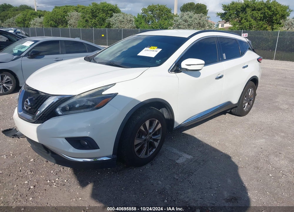 2018 NISSAN MURANO SV VIN: 5N1AZ2MG8JN110288