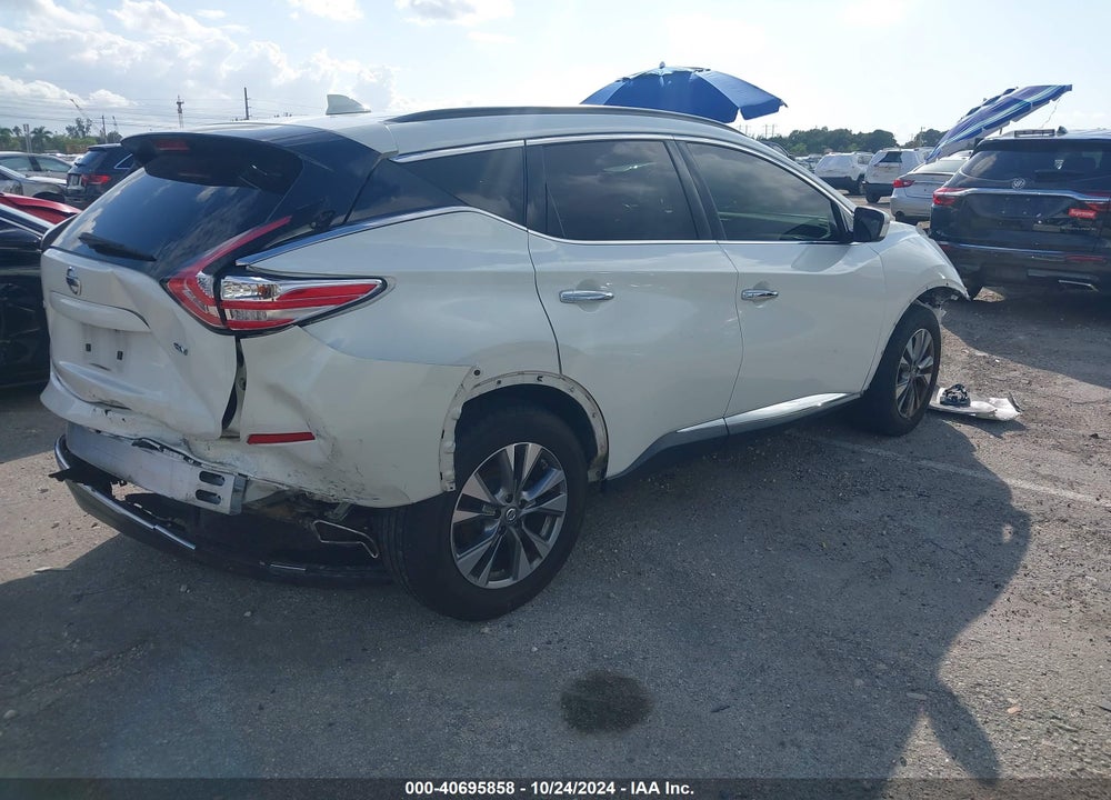 2018 NISSAN MURANO SV VIN: 5N1AZ2MG8JN110288