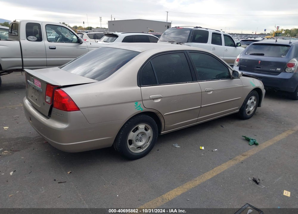2003 HONDA CIVIC HYBRID VIN: JHMES96623S011430