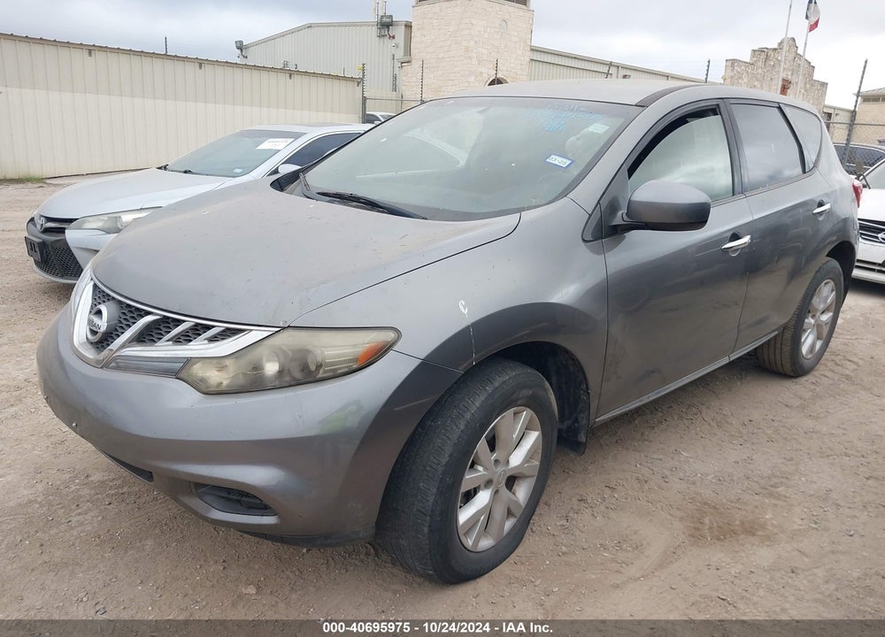 2013 NISSAN MURANO S VIN: JN8AZ1MU2DW211737