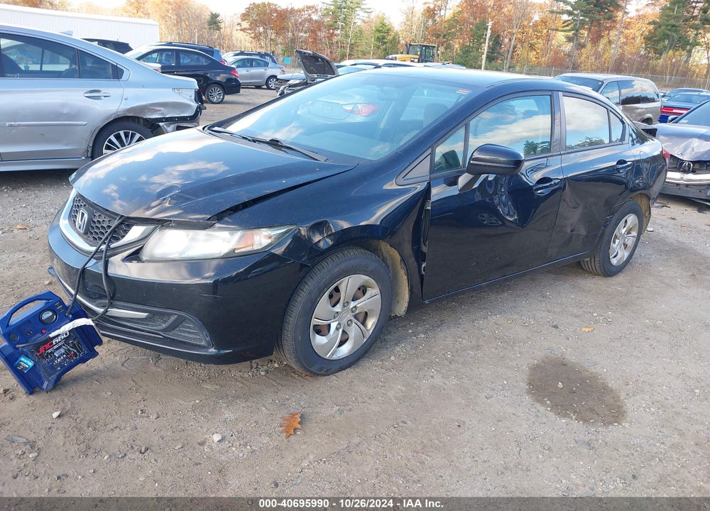 2014 HONDA CIVIC LX VIN: 19XFB2F57EE229308