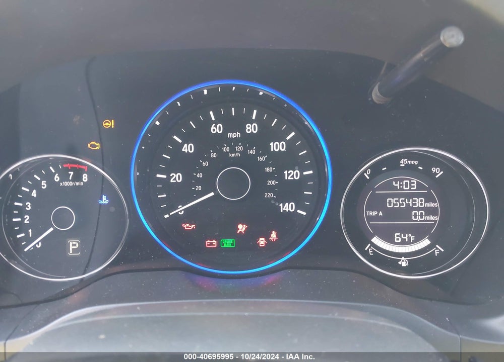 2016 HONDA HR-V LX VIN: 3CZRU6H33GM756212