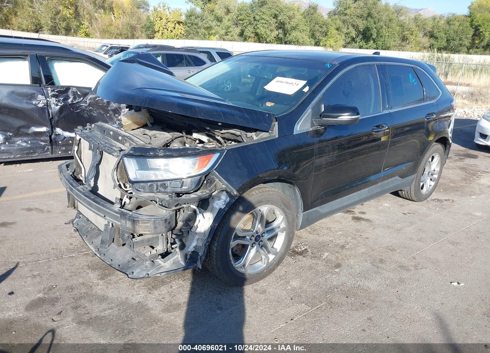 2016 FORD EDGE TITANIUM VIN: 2FMPK4K91GBB06537
