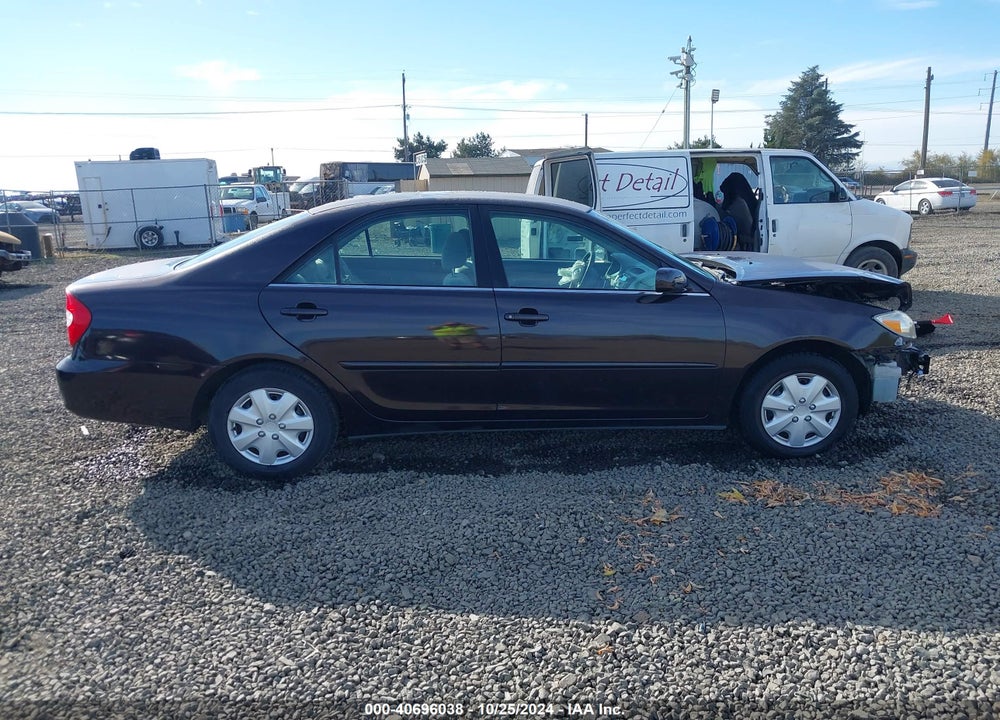 2004 TOYOTA CAMRY LE VIN: 4T1BE32K24U878436