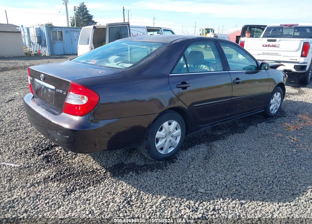 2004 TOYOTA CAMRY LE VIN: 4T1BE32K24U878436