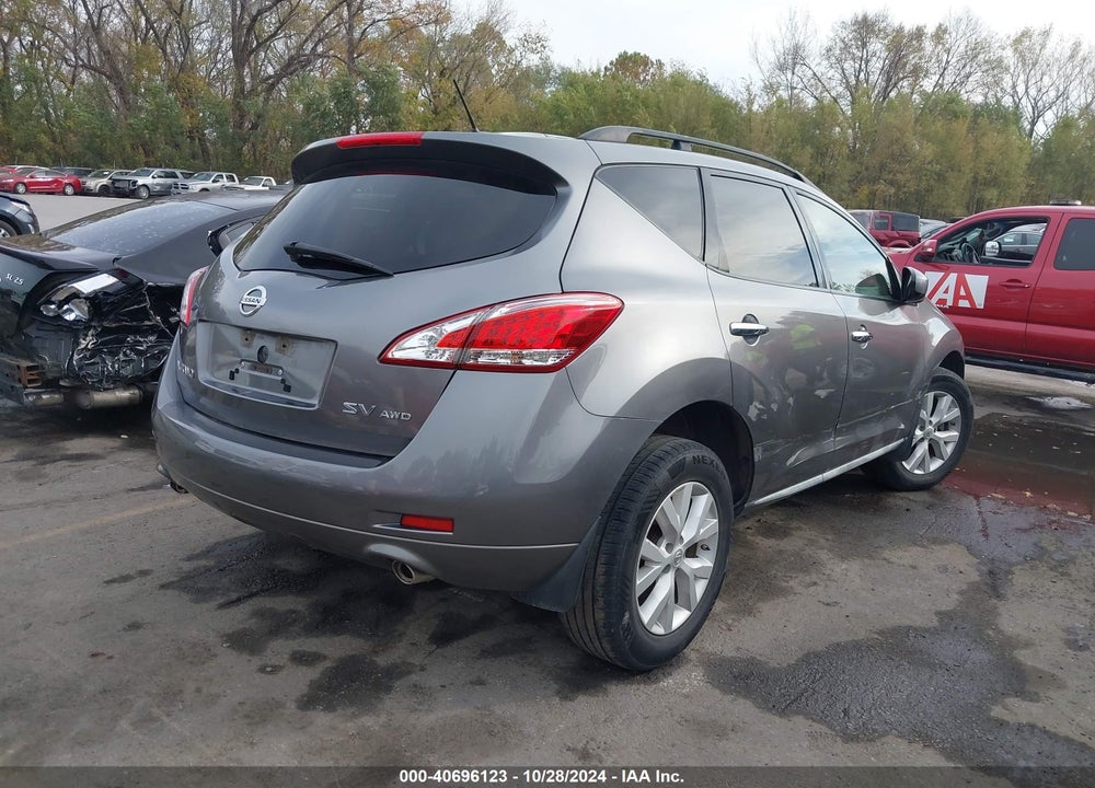 2013 NISSAN MURANO SV VIN: JN8AZ1MW3DW303991