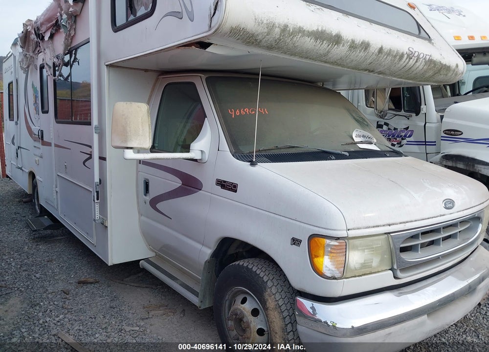 2002 FORD ECONOLINE E450 SUPER DUTY CUTWY VAN VIN: 1FDXE45S42HB27318