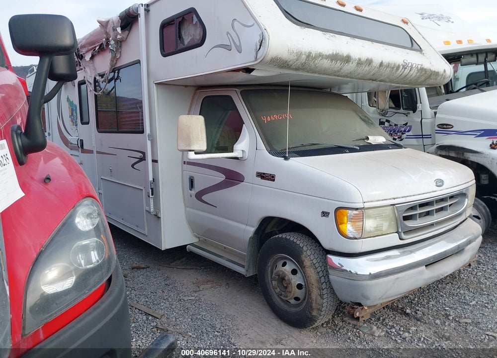 2002 FORD ECONOLINE E450 SUPER DUTY CUTWY VAN VIN: 1FDXE45S42HB27318