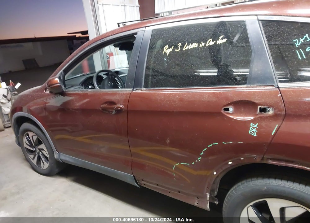 2015 HONDA CR-V TOURING VIN: 5J6RM3H98FL016559