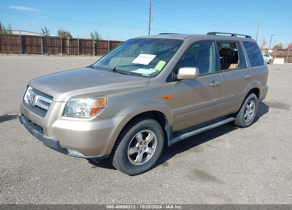 2007 HONDA PILOT EX-L VIN: 2HKYF18527H517983