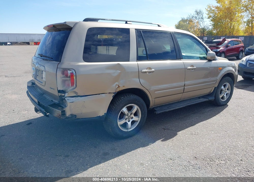 2007 HONDA PILOT EX-L VIN: 2HKYF18527H517983