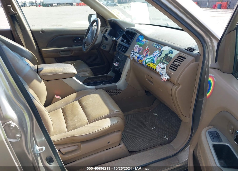 2007 HONDA PILOT EX-L VIN: 2HKYF18527H517983