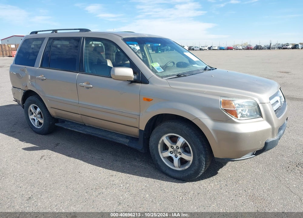 2007 HONDA PILOT EX-L VIN: 2HKYF18527H517983