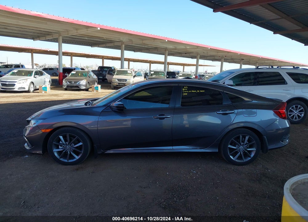2019 HONDA CIVIC EX VIN: JHMFC1F38KX008543