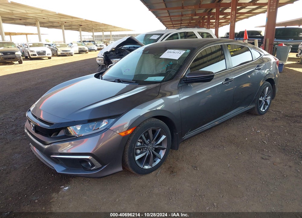 2019 HONDA CIVIC EX VIN: JHMFC1F38KX008543
